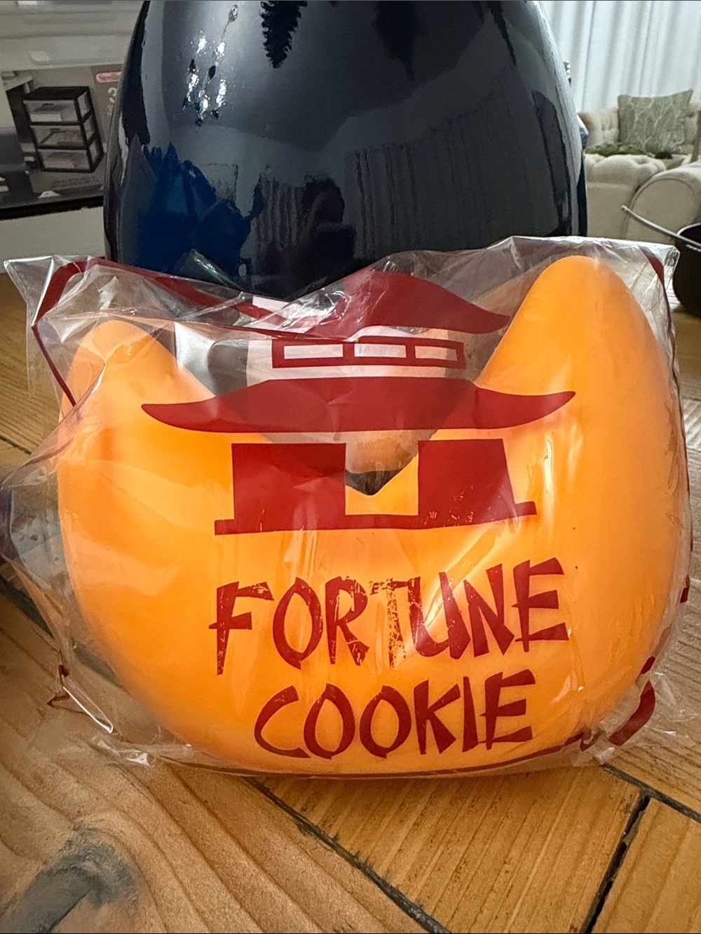 Jumbo Fortune Cookie - Orange Squishy